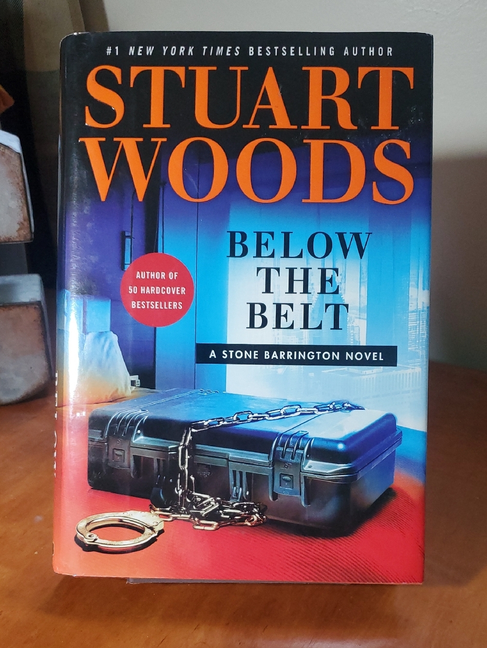 Stuart Woods - Below The Belt (Novel) - Blue & Orange Hardcover